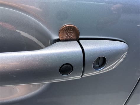 coin   car door handle
