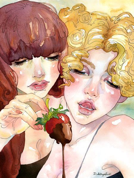 illustrious with images art watercolor illustration lesbian art