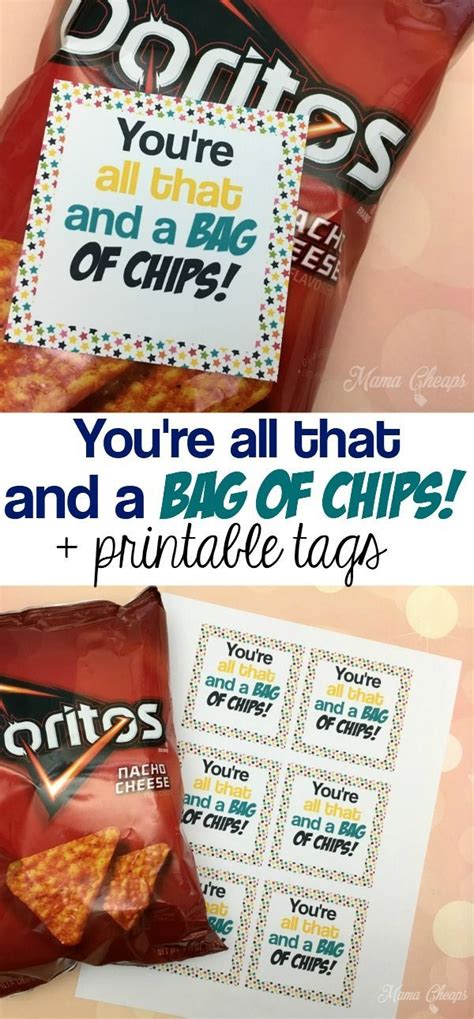 youre     bag  chips valentine printable tags mama