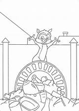 Hedge Over Coloring Pages Rj Raccoon Clipart Color Print Book Printable Getcolorings Hellokids sketch template