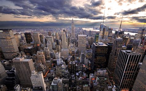 york city skyline hd wallpaper