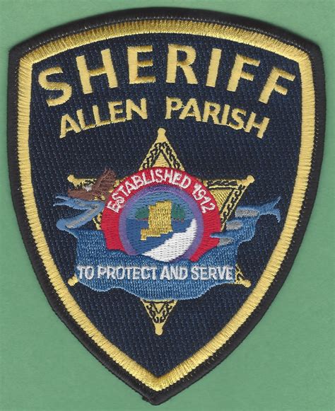 Allen Parish Sheriff Louisiana Police Patch