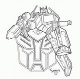 Coloring Pages Transformers Prime Optimus Transformer Printable Popular sketch template