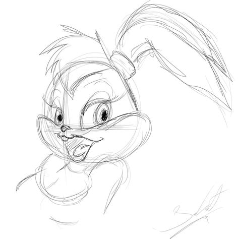 st lola bunny drawing  artfreak  deviantart