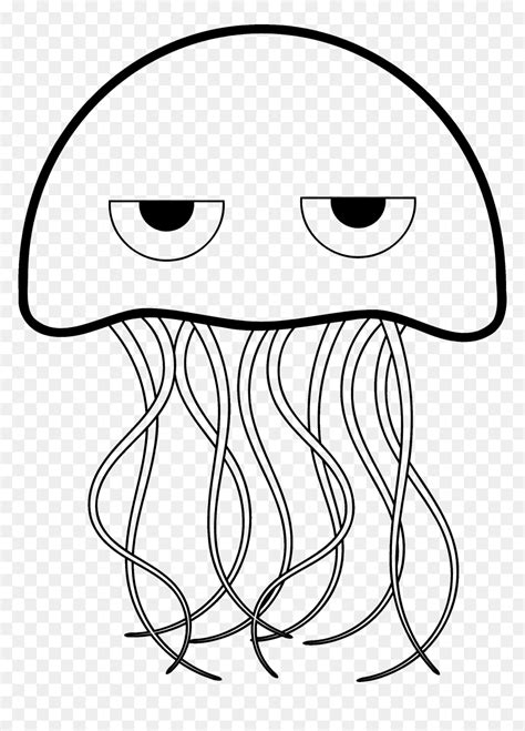 detailed jellyfish coloring page kamalche