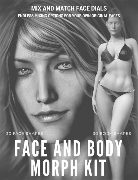 face and body morph kit for genesis 8 female daz 3d