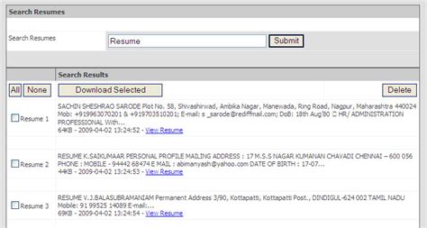 resume search software  resume search software chennai india