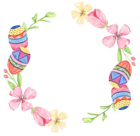 happy easter border clipart