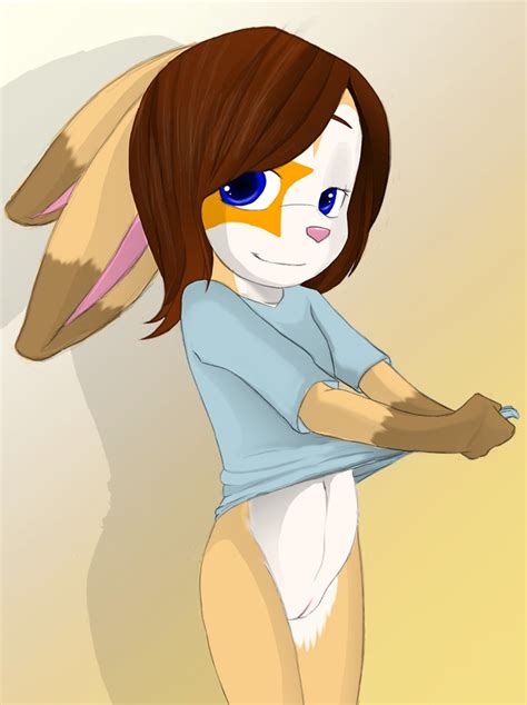 rule 34 anthro bottomless clothes female fur furry iirexii lagomorph