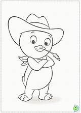 Backyardigans Coloring Pages Pablo Print Dinokids Color Tasha Sticky Library Clipart Popular Getcolorings Coloringhome Close Printable sketch template