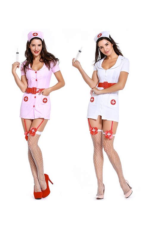 Sexy Classic White Nurse Costumes