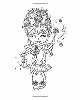 Coloring Pages Whimsical Girls Book Visit Sunshine Eyed Boo Lacy Volume Big sketch template