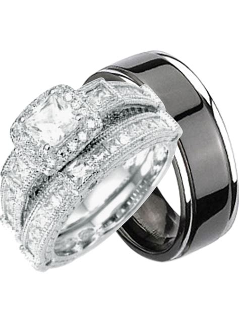 laraso     wedding ring set cheap wedding bands