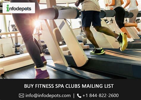 pin  buy fitness spa mailing list