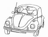 Beetle Volkswagen Punch sketch template