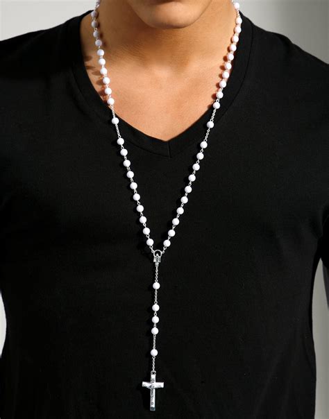 fashion rosary necklace for men fashion belief