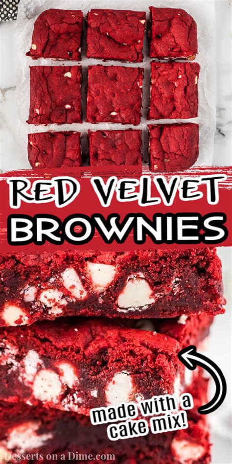 red velvet brownies easy red velvet brownies recipe