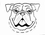 Dog Drawings Drawing Easy Simple Draw Line Kids Face Animals Dogs Mad Mastiff Bull Coloring Clip Step Cute Cliparts Clipart sketch template