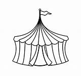 Circo Zirkus Carpa Facil Ausmalbilder Kinder Malvorlagen Freude Descargar sketch template