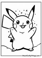 Pikachu Printable Iheartcraftythings sketch template