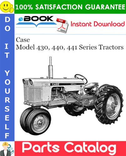 case model    series tractors parts catalog manual