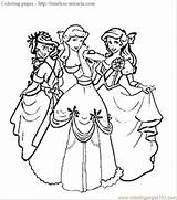 Disney Coloring Princess Pages Christmas Printable Princesses Characters Frozen Color Girls Getcolorings Print sketch template