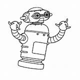 Roboter Robots Kleurplaat Ausmalbild Robot Kostenlos Malvorlagen Letzte Leukvoorkids Coloring sketch template