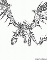 Mostro Monstre Colorear Terrible Dragons Stormfly Colorkid Terribile Disegno Monstruo Schreckliches Leicht Gemacht Coloriages sketch template