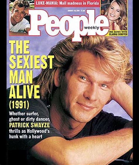 patrick swayze took the sexiest man alive title in 1991 29 years of
