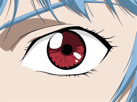 rei ayanami eye vector by romansiii on deviantart