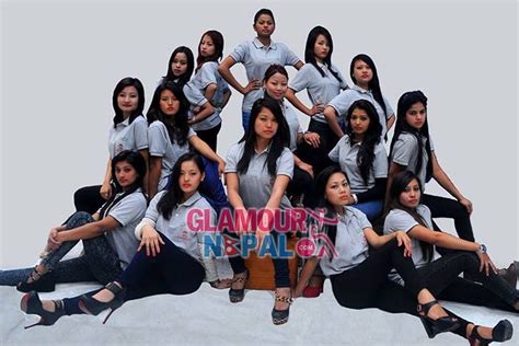 ladies getting ready for miss purwanchal glamour nepal