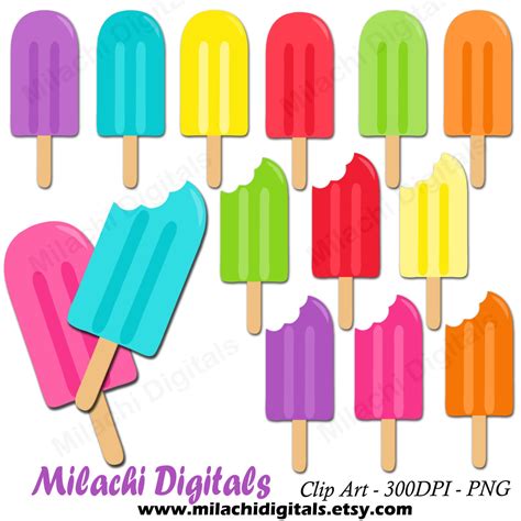 commercial  clipart popsicle