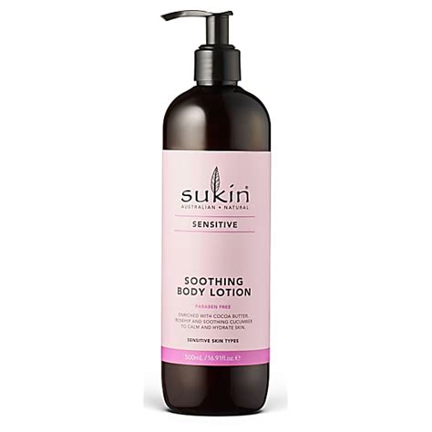sukin sensitive soothing body lotion