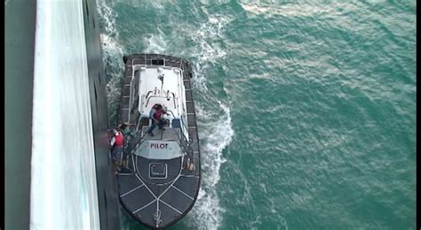 pilot    cruise ship stock footage video