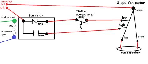 basic fan relay wiring diagram