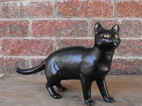 pin  black cat figurines