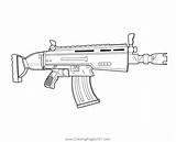 Nerf Scar Blaster Motorised Coloringpages101 Printable sketch template