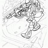 Soldat Futur Soldier Colorare Spaceguard Acción Soldado Barbie Guerra Elicottero Militare Azione Soldato Corto Colorkid sketch template
