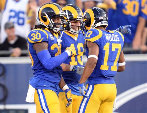 los angeles rams finally warm   touchdown celebrations