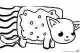 Cat Coloring Nyan Pages Big Printable Kawaii Drawing Kids Getdrawings Bettercoloring Template sketch template