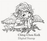 Digital Kuik Ching Chou Stamps Challenge Holly Angel Some Inspiration Called Ribbon Flowers January Add sketch template