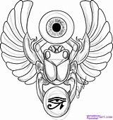 Scarab Egyptian Designs Beetle Tattoos Tattoo Drawing Gods Draw Egypt Horus Symbols égyptien Ancient Dessin Scarabée Egyptien Symbolism Google Men sketch template