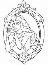 Aurora Coloring Princess Disney Mirror Pages Princesses Beautiful Color Kids Colouring Beauty Sleeping Colors Play Print 73kb Bell Choose Board sketch template