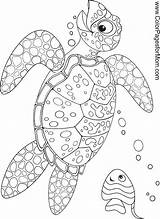 Ocean Coloring Pages Adults Printable Kids Adult Color Book Turtle Print Books Sea Colouring Sheets Turtles Kid Animal Life Animals sketch template