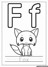 Alphabet Fox Englishforkidz Worksheet Worksheets Martinchandra sketch template