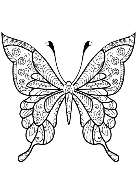schmetterling malvorlagen butterfly coloring page embroidery  xxx