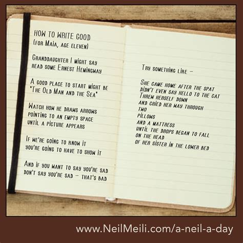write good neil meili