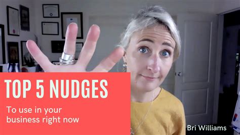 Top 5 Nudges To Use Right Now