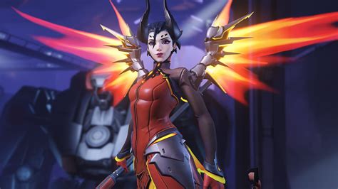 Mercy Devil Overwatch Hd Games 4k Wallpapers Images