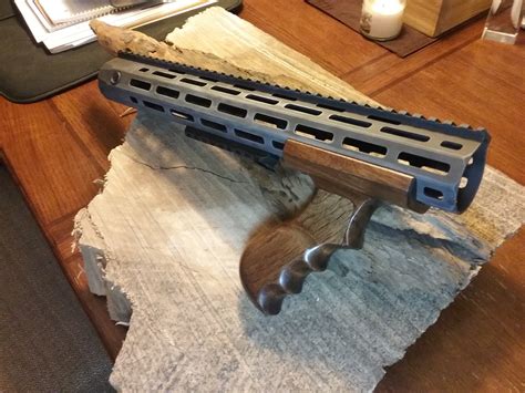 ar  walnut tommy gun style stock set customfirearmproduct